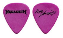 Megadeth Kiko Loureiro Signature Violet/Noir Guitare Pick - 2016 Dystopia Tour