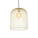 Design hanging lamp gold - Wire Knock
