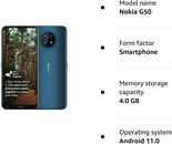 NOKIA G50 5G ANDROID SMARTPHONE 4GB/64GB 6,82" BLAU GEBRAUCHT EINWANDFREIER ZUSTAND UK
