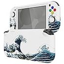 eXtremeRate PlayVital The Great Wave Protective Grip Case for Nintendo Switch Lite, Hard Cover for Nintendo Switch Lite - Screen Protector & Thumb Grips & Buttons Caps Stickers Included
