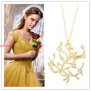 Movie Beauty and the Beast Necklace Tree Belle Necklace New Hot Gift CosplayProp
