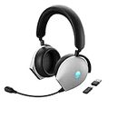 Alienware AW920H Tri-Mode Wireless Gaming Headset - Dolby Atmos Virtual Surround Sound, Active Noise Cancelling, AI-Driven Noise-Cancelling Microphone, USB-C Wireless Dongle - Lunar Light