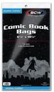 BCW Current/Modern Comic Book Bags, 100 Bags Sleeves