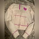 Pink Victoria's Secret Tops | Pink - Victoria's Secret Pink Victoria’s Secret Gray Zip-Up Hoodie Size Small | Color: Gray/Pink | Size: S