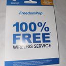 FreedomPop Pin Bring Phone SIM Kit Free Wi-Fi Calling 100 Mb Call iPhone Yellow