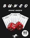 Bunco Score Sheets: Bunco Tally Sheets Dice Game Kit Party Supplies Paper Scorecards Pads Set Gifts Large Print | Volume 1