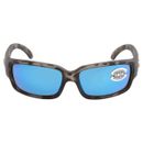 Costa Del Mar Caballito Blue Mirror Polarized Glass Unisex Sunglasses 6S9025