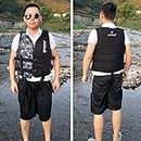 Calandis Adults Life Jacket Vest Kayak Buoyancy Aid Safe Sailing Watersport Black S