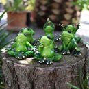 Yoga Frogs Decorative Frog Figurines Fairy Garden Home Decor Ornament 3/ 6pc Set