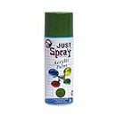 just spray Army Green Matt Finish Acrylic Multipurpose Spray Paint | DIY, Quick Drying Good finish for Metal, Wood, and Walls 400ml
