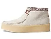 Clarks Wallabee Cup Boot White Interest 10 D (M)