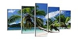 Quadro su tela der Deutschen marca Visario 200 x 100 cm pezzi palme 6325 di stampe quadri Arte Murale