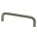 Furniture Handle / Kitchen Handle / Drawer Handle Solid Stainless Steel Diameter 8 mm Hole Distance 128 mm