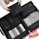 7 Piece Set for Waterproof Travel Organizer Bags Luggage Accessories Suitcase UK