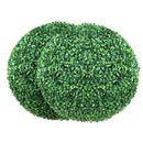 VEVOR 2PCS 16" 40cm Artificial Topiary Greenery Ball Fake Plants Outdoor Décor
