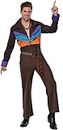 Rubie's Men's 70's Guy Hippie Costume, Adult, Multicoloured, Medium