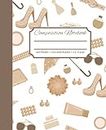 Composition Notebook College Ruled: Writing Notebook Journal for Fashionistas | Trendy Fashion Composition Notebook | Clothing Shoes Jewelry Makeup Fashion Notebook for Teen Girls