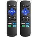 【Pack of 2】 Remote Control Only for Roku Express, for Roku Premiere, for Roku Box, for Roku Player, for Roku 1 2 3 4 -【NOT for Stick or TV】
