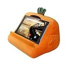 Handcuffs Mobile Stand Kids Tablet Stand Laptop Holder Tablet Mobile Lap Stand for Pads Ereaders Smartphones (Orange)
