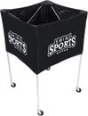 Portable Ball Cart on Wheels - 40 X 24In Volleyball Cart with Wheels Equipment S