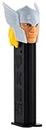 PEZ Marvel Avengers Groot IronMan Captain America Thor pez Dispenser Refillable Collect Them All (Thor, One Size)