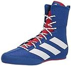 adidas Unisex Hog 3 Boxing Shoe, Team Royal Blue/White/Team Collegiate Red, 4.5 US Men