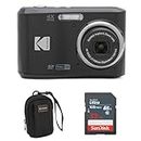 Kodak PIXPRO FZ45 Friendly Zoom 16MP Full HD Digital Camera (Black) Bundled with 32GB Memory Card and Camera Bag