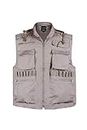 BACKBONE Men's Army Military Tactical Vest Outdoor Sports Hunting Fishing Ranger Vest, Khaki, Large