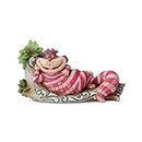 Enesco Disney Traditions by Jim Shore Figurine Chat du Cheshire sur Un Arbre Alice au Pays des Merveilles, 7 cm, Multicolore