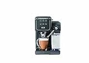 Breville Prima Latte III machine à café, Machine à expresso, cappuccino et latte, Pompe italienne de 19 bars, Mousseur de lait automatique, Compatible dosettes ESE, Coloris gris [VCF146X]