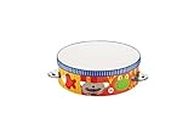 John Adams , Sevi - Wooden Tambourine: Christmas, baby shower, birthday or Christening gift for kids, Kids musical Instruments , Ages 2+