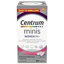 Centrum Women 50 Plus Multivitamins/Minerals Supplement for Women 50+, 160 Mini Tablets