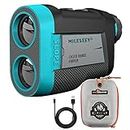MiLESEEY Rechargeable Golf Range Finder with Slope On/Off Switch, Magnetic Range Finder Golf 660Yds Flag Lock Vibration for Golf Cart, ±0.55Yd Accuracy-Tournament Legal Golf Rangefinders