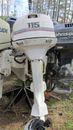 115HP Johnson Outboard Motor 115HP SPL Carbureted  25" Shaft - Running take off