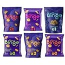 The Healthy Binge Assorted Baked Chips Snacks for Adults and Kids | Ragi, Jowar, Moringa, Amaranth & Quinoa Chips | Protein and Fiber Rich | Indian Masala, Cajun Spice, Cheese, BBQ, Chatpata Chaat, Salted Caramel | Pack of 9 (40 Gm X 9)