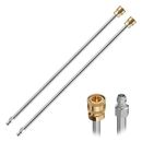 2 Pack 24 Inch Pressure Washer Extension Wand with 1/4 Inch Quick Connect