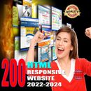 Plantillas de sitio web HQ 200 HTML responsivas - Múltiples categorías - Html5/Boostrap