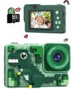 Kids Dinosaur Digital Camera, Christmas Birthday Gifts for Girls Boys 3-12, 32GB
