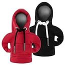 Mabor 2Pcs Gear Shift Hoodie, Funny Shifter Hoodie Universal Car Shift Knob Hoodie for Car Shifter Automotive Interior Cute Gadgets,Red and Black