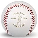 ChalkTalkSPORTS Personalized Engraved Thanks Coach Baseball, Custom Baseballs by ChalkTalk Sports, Acrylic, 1