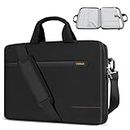 Inateck 15.6 Inch Laptop Sleeve, Splash-resistant 3-Way Laptop Carrying Case, 180° TSA Handbag, Shoulder Bag with Trolley Strap Compatible with 15-15.6 Inch Laptop/Chromebook/Notebook