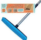 The Big Carpet Corrector - Rejuvenate Matted Down Carpet! Great for Steps, Hallways and High Traffic Areas. Large Version of The Carpet Corrector! Blue