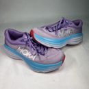 Hoka One One Bondi 8 Sneakers Athletic Running Shoes Women's Trainers Purple