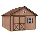 12' x 16' Wood Shed Tiny House Barn DIY Kit High Ceiling Double Doors HEAVY DUTY