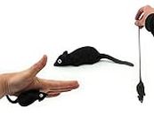 MADDY GROUP Sticky Squeezy Soft Black Mouse Toy | Fun Prank Novelty Gag Toy - Stick on Walls, Doors, and Posters