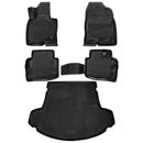 Fits 2017-2023 Mazda CX-9 Floor Mats Front & 2nd Row Seat Liner Set and Cargo...