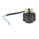 Motorcycle Starter Relay Solenoid ON/OFF Switch for 50cc 125cc 150cc 250cc Scooter ATV Dirt Bikes Go Kart
