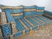 Sofá árabe con asientos de piso árabe Majlis árabe sofás árabes yalsa árabe