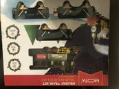 Classic Holiday Christmas Train Set with Real Smoke Authentic Lights sound-NEW