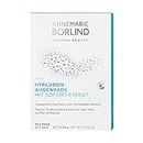 ANNEMARIE BÖRLIND – HYALURONIC EYE PADS with Immediate Results – moisturizing, refreshing and cooling eye care, vegan, 6 x 2 Pads, 0.52 Oz.